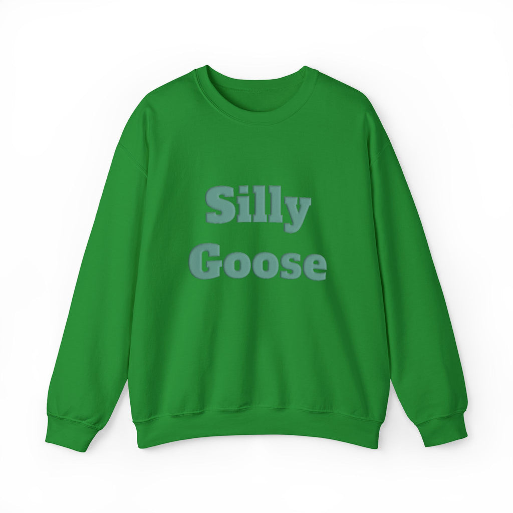 Silly Goose Sweatshirt, Puff Paint, Farm, Chicken Lover Gift, Country Girl Sweatshirt, Farmhouse Pullover, Grandma, Cottage