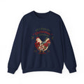 All I Want for Christmas Is Chickens and Quilts Sweatshirt | Christmas Hen Design